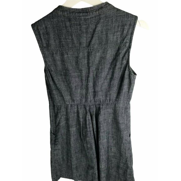 FOSSIL Denim Jean Dress Button Up Dress XS - Picture 4 of 4